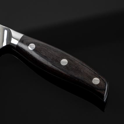 Gudaro - Universelles Damast-Küchenmesser SHIRO 5, 67 Lagen Stahl, Länge 12,5 cm