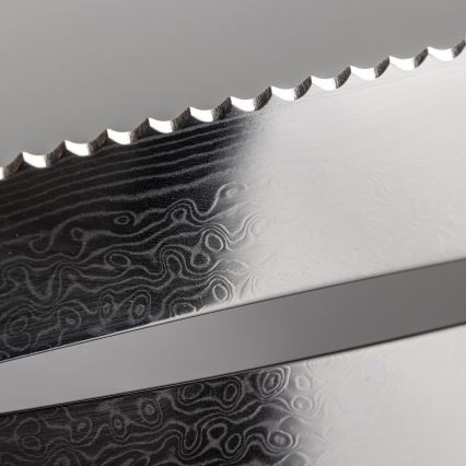 Gudaro - Damast-Brotmesser TAKUMI 8, 67-lagiger Stahl, Klingenlänge 20 cm, Walnussgriff