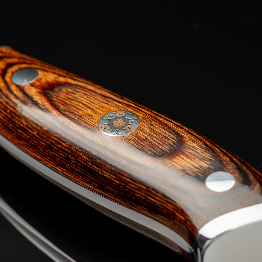 Gudaro - Damast-Kochmesser FENG 8, 67 Lagen Stahl, Klingenlänge 20 cm