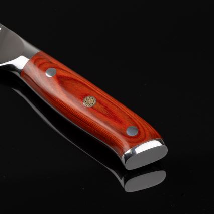 Gudaro - Damast-Kochmesser MIYABI 8, 67 Lagen Stahl, Klingenlänge 20 cm