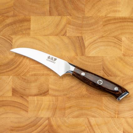 Gudaro - Damast-Obstmesser FENG 3,5, 67-lagiger Damaststahl, Klingenlänge 9,5 cm