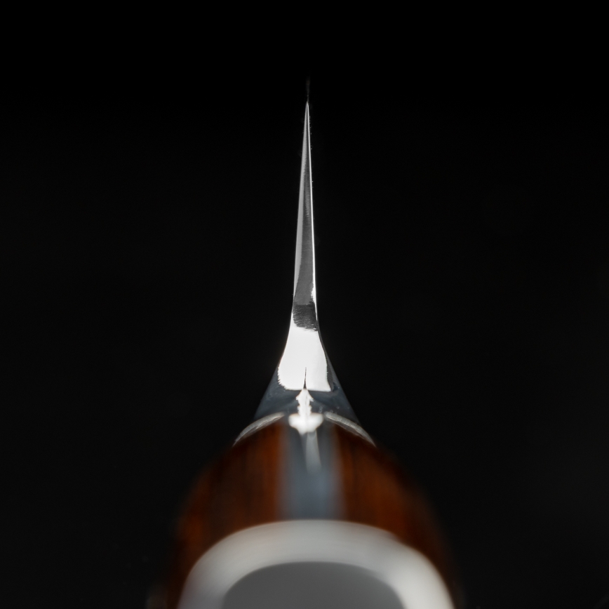 Gudaro - Damast-Santoku-Küchenmesser FENG 7,5, 67-lagiger Damaststahl, Klingenlänge 18 cm