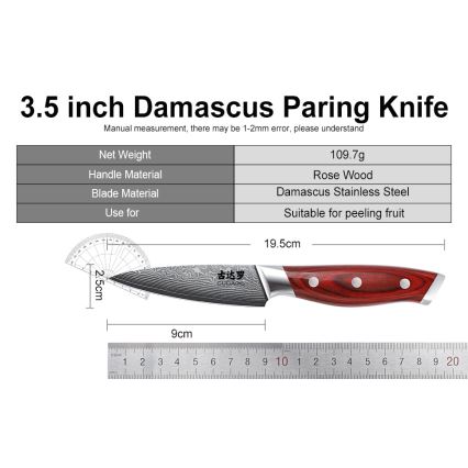 Gudaro – KENSHO Küchenmesser-Set im Messerblock, 7-tlg., Akazie