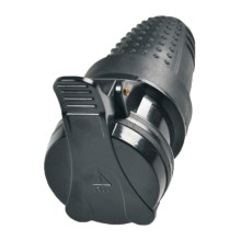 Gummistecker für feuchte Umgebung 230V/16A IP44