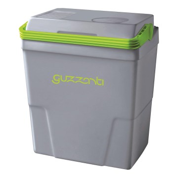 Guzzanti GZ 22B - Tragbare Autokühlbox 22 l 58W/12V/230V grau/grün
