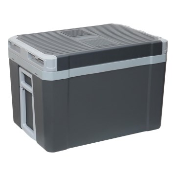 Guzzanti GZ 48GR - Tragbare Autokühlbox, 48 l, 58 W, 12 V/230 V, grau
