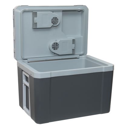 Guzzanti GZ 48GR - Tragbare Autokühlbox, 48 l, 58 W, 12 V/230 V, grau