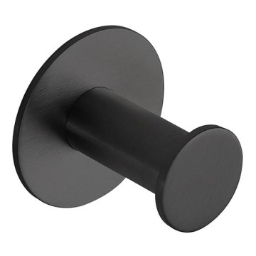 Haken 4,5x4,5 cm Edelstahl/schwarz