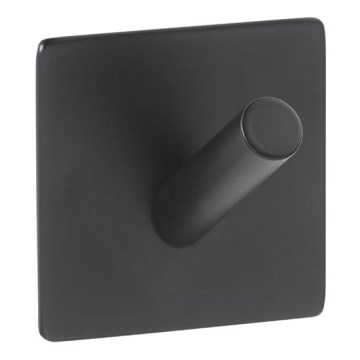Haken 4,5x4,5 cm Edelstahl/schwarz