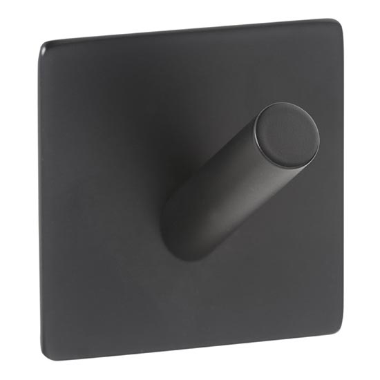 Haken 4,5x4,5 cm Edelstahl/schwarz