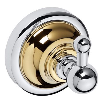 Haken 6,5x6,5 cm Silber/Gold