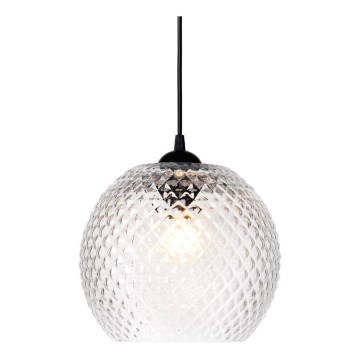 Halo Design 718436 - Hängeleuchte mit Kabel NOBB 1xE27/40W/230V Ø 22 cm klar