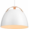 Halo Design 734870 - Pendelleuchte OSLO an Kabel 1xE27/40W/230V Ø 40 cm weiß/Eiche