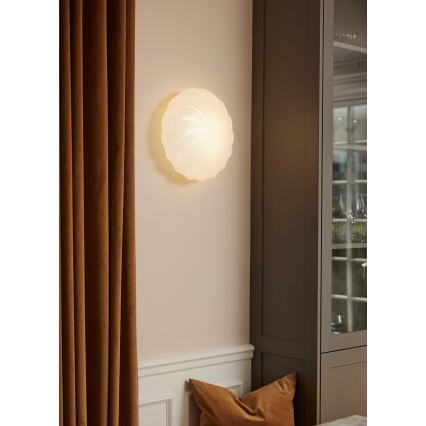 Halo Design 739547 - Wandleuchte TWIST 3xG9/28W/230V Ø 35 cm weiß/messing