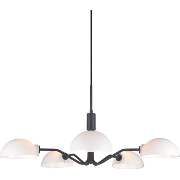 Halo Design 740369 - Hängeleuchte an Kabel KJOBENHAVN 5xG9/28W/230V Ø 50 cm schwarz