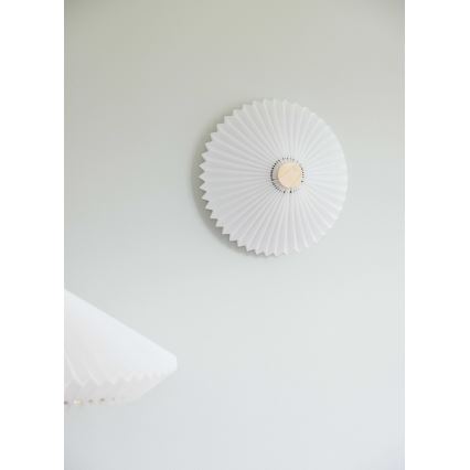 Halo Design 745098 - Wandleuchte PARIS 4xG9/28W/230V Ø 50 cm weiß/messing/eiche