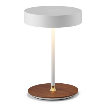 Halo Design 745760 - LED dimmbare wiederaufladbare Tischleuchte ON THE MOVE LED/2,5W/4000 mAh weiß/Holz