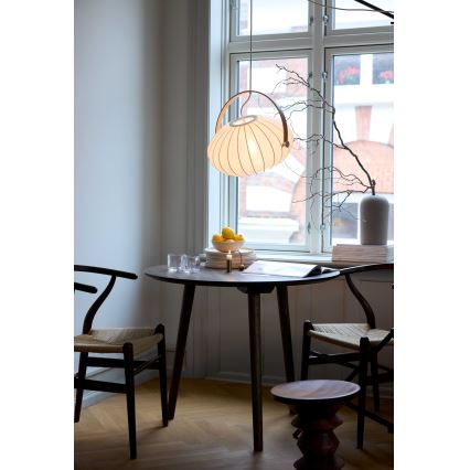 Halo Design 746347 - Pendelleuchte an Kabel DC 1xE27/40W/230V Ø 40 cm weiß/Eiche