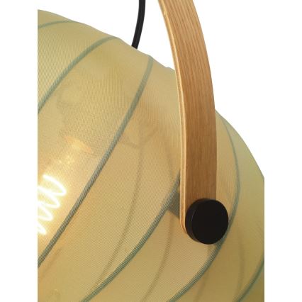 Halo Design 746361 - Pendelleuchte DC an Kabel, 1x E27/40W/230V, Ø 40 cm, grün/Eiche