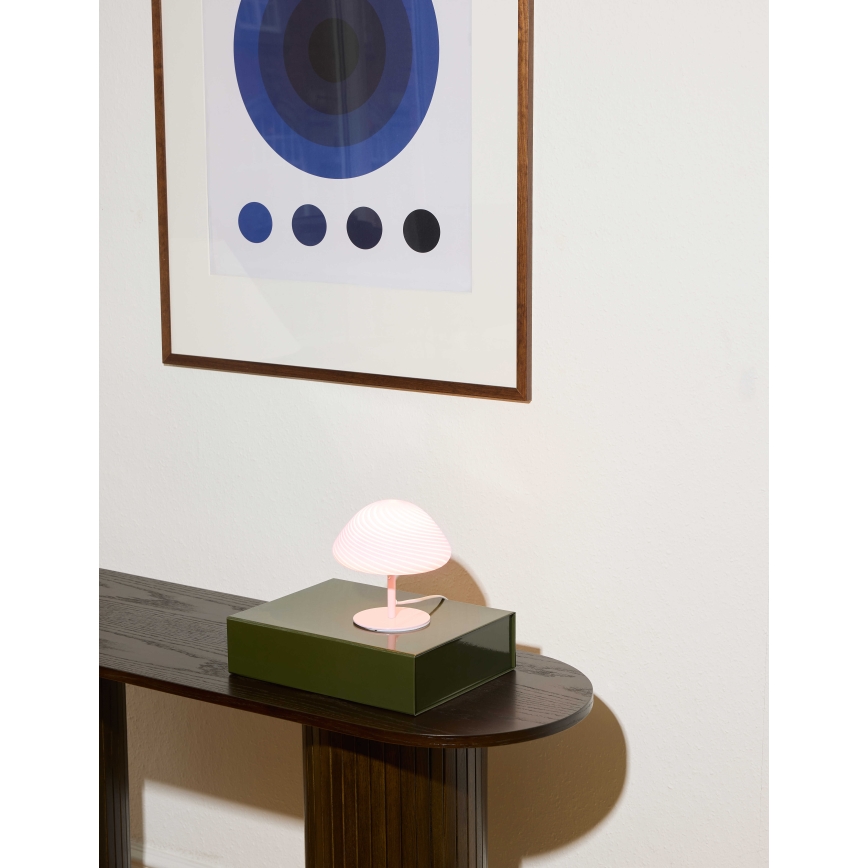 Halo Design 747047 - Tischlampe CANDY MINI MUSH 1xG9/25W/230V Ø 17 cm rosa