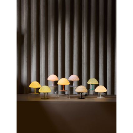 Halo Design 747047 - Tischlampe CANDY MINI MUSH 1xG9/25W/230V Ø 17 cm rosa