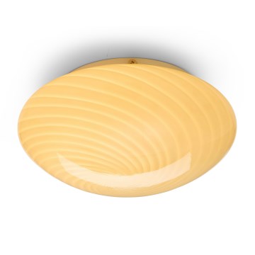 Halo Design 748693 - Deckenleuchte CANDY 1xE27/40W/230V Ø 30 cm beige/messing