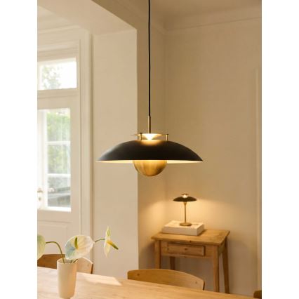 Halo Design 749102 - Dimmbare LED-Hängeleuchte STEPP LED/24W/230V Ø 46 cm schwarz/messing