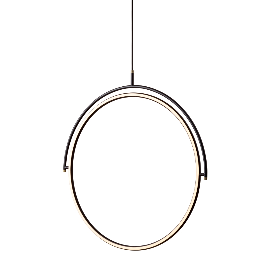 Halo Design 749539 - LED-dimmbare Pendelleuchte TILT, an Kabel, LED/40W/230V, Ø 40 cm, schwarz