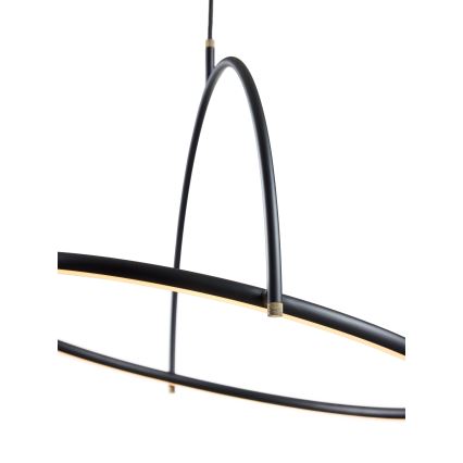 Halo Design 749539 - LED-dimmbare Pendelleuchte TILT, an Kabel, LED/40W/230V, Ø 40 cm, schwarz