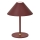 Halo Design 800834 - LED-dimmbare, wiederaufladbare Outdoor-Tischleuchte HYGGE LED/3W/4000 mAh IP54 weinrot