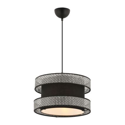 HALO Hängelampe 1xE27/60W/230V schwarz/grau