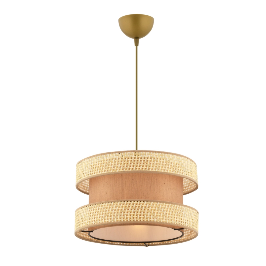 HALO Hängeleuchte 1xE27/60W/230V Braun/Beige