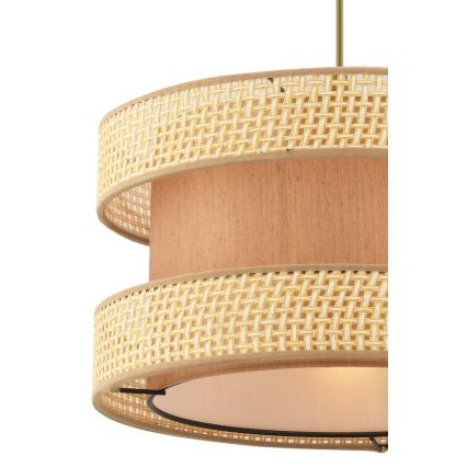 HALO Hängeleuchte 1xE27/60W/230V Braun/Beige