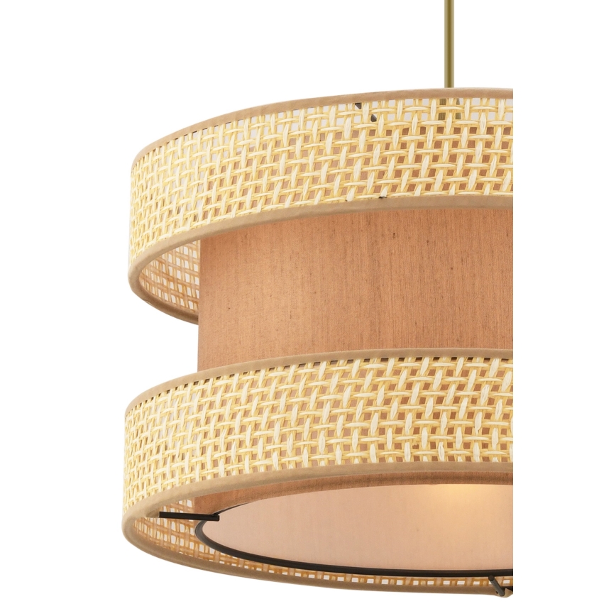 HALO Hängeleuchte 1xE27/60W/230V Braun/Beige