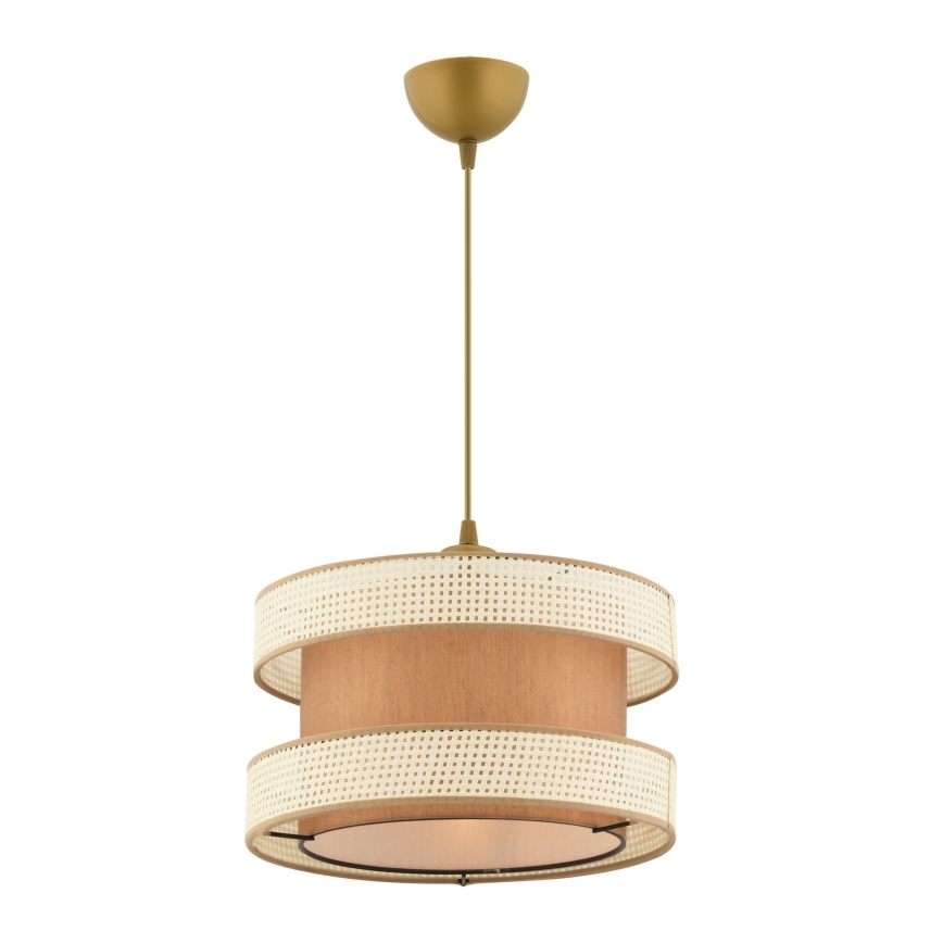 HALO Hängeleuchte 1xE27/60W/230V braun/creme