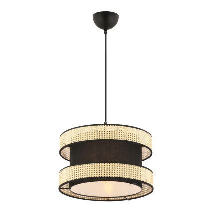 HALO Hängeleuchte 1xE27/60W/230V Schwarz/Beige