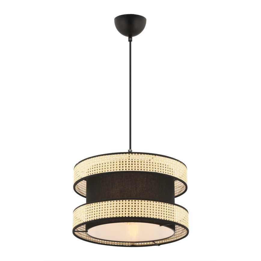 HALO Hängeleuchte 1xE27/60W/230V Schwarz/Beige
