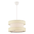 HALO Pendelleuchte 1xE27/60W/230V creme