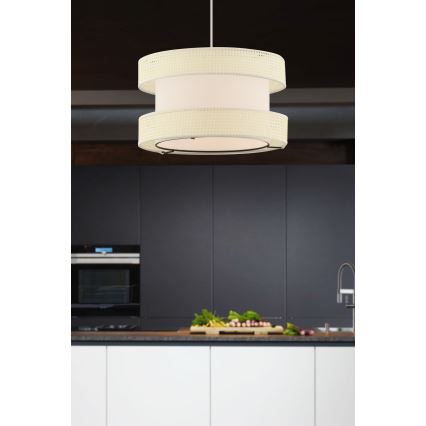 HALO Pendelleuchte 1xE27/60W/230V creme