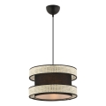 HALO Pendelleuchte 1xE27/60W/230V Schwarz/Creme