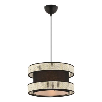 HALO Pendelleuchte 1xE27/60W/230V Schwarz/Creme