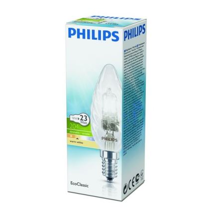 Halogen Glühbirne Philips E14/18W/230V 2800K