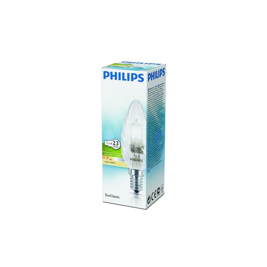 Halogen Glühbirne Philips E14/18W/230V 2800K