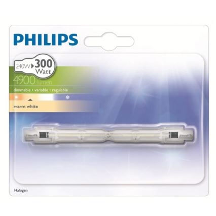 Halogenglühlampe PHILIPS R7s/240W/230V - ECO HALO 118 mm