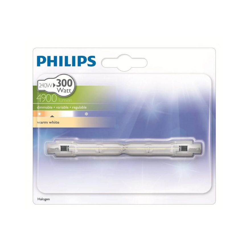 Halogenglühlampe PHILIPS R7s/240W/230V - ECO HALO 118 mm