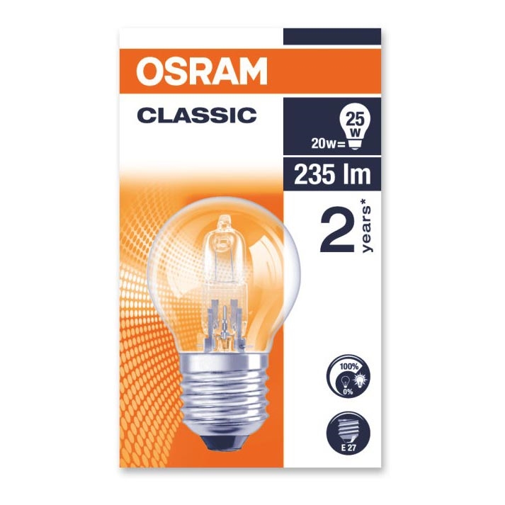 Halogenlampe HALOLUX E27/20W/230V 2700K - Osram
