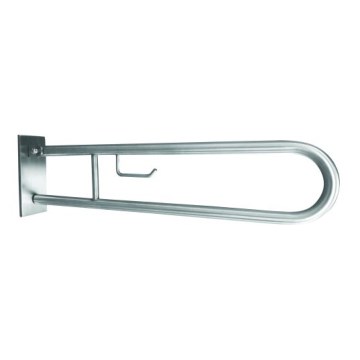 Halter mit Halterung 10,3x25,3 cm Edelstahl/silber