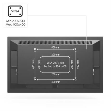 Hama - Deckenhalterung für TV schwenkbar 32-65" schwarz