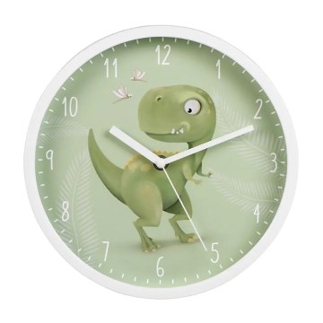 Hama – Kinder-Wanduhr 1xAA Dinosaurier