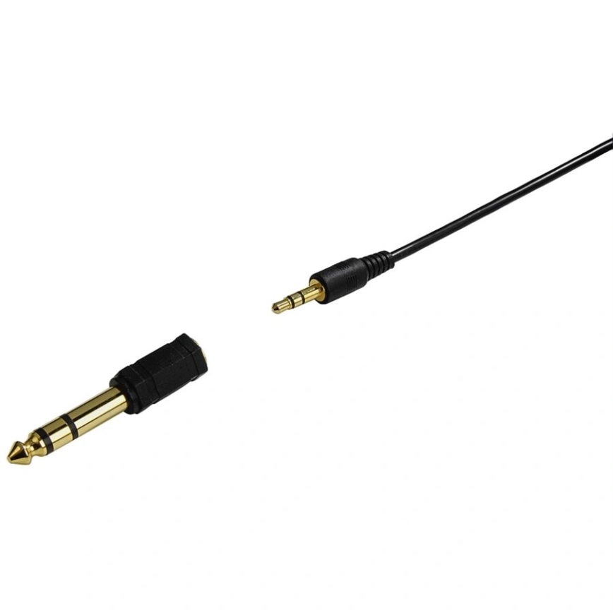 Hama - Kopfhörer mit Kabel (6m Kabel) schwarz